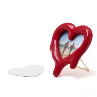 Seletti Melted Heart mirror/photo frame red - Buy now on ShopDecor - Discover the best products by SELETTI design