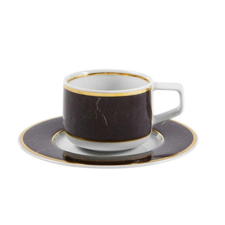 Vista Alegre Carrara coffee cup & saucer - Buy now on ShopDecor - Discover the best products by VISTA ALEGRE design